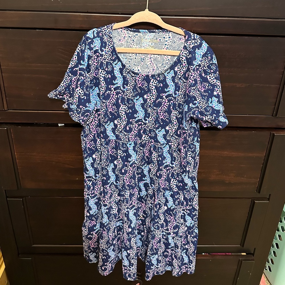 Sale! Lilly Pulitzer Girl’s Mini Jodee Dress sz L 8/10